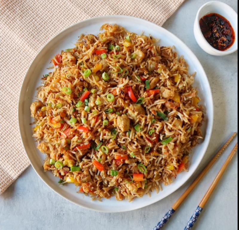 Fried rice Chicken