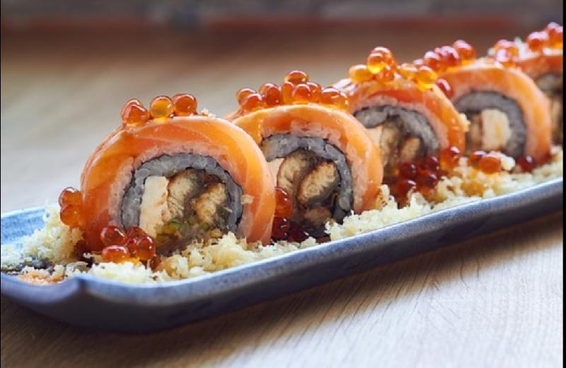 Unagi Salmon Rolls
