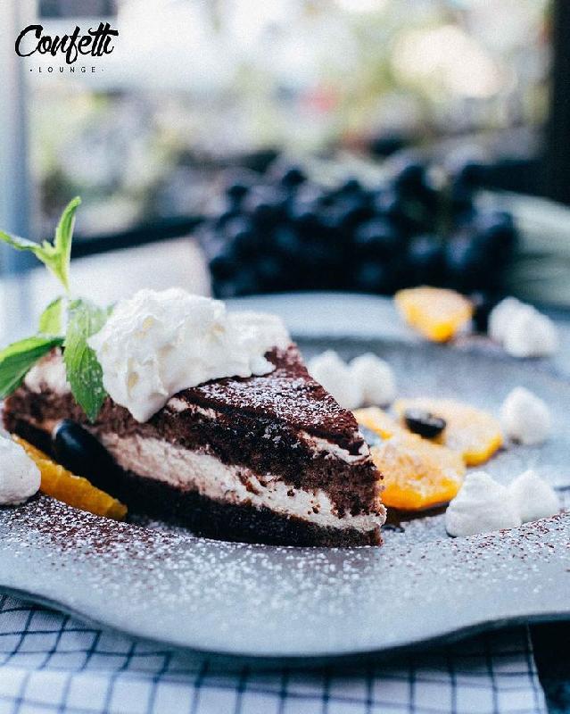 Limonlu cheesecake şokoladlı