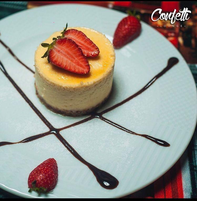 Limonlu cheesecake çiyələkli