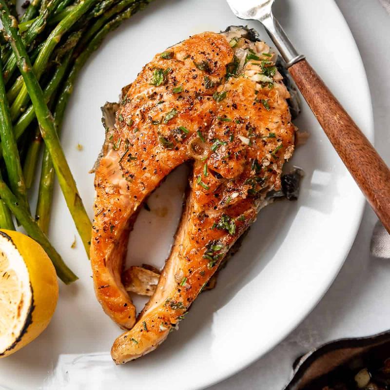 Salmon steak