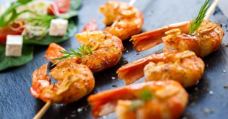 Tempura kral krevetləri