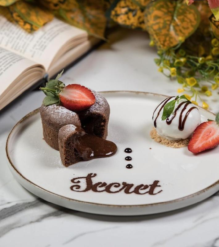 Chocolate Fondant With Ice Cream