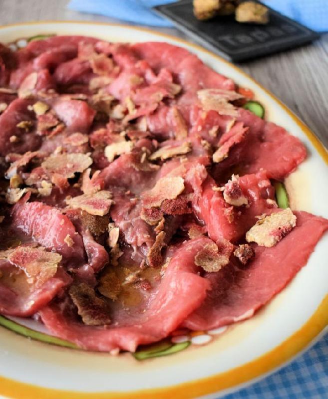 CARPACCIO ALLA RUCOLA O AL TARTUFO