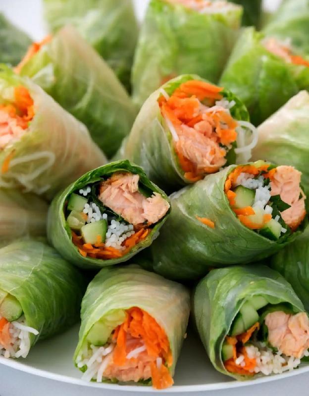 Spiring Rolls Salmon