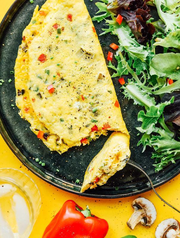 Tərəvəzli omlet