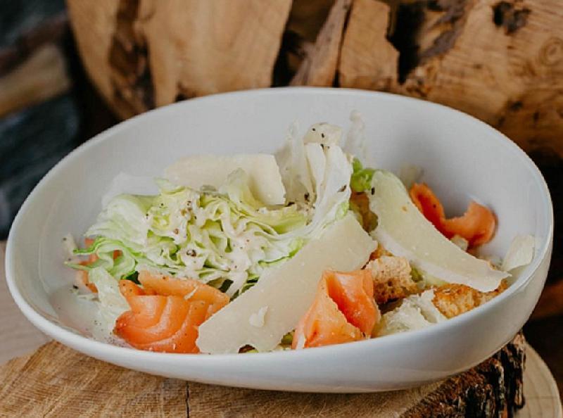 The Wedge Caesar with Salmon