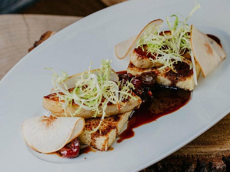 Seared Foie Gras on Cinnamon Brioche Toast