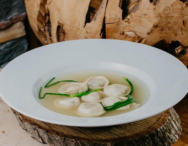 Beef Pelmeni Broth