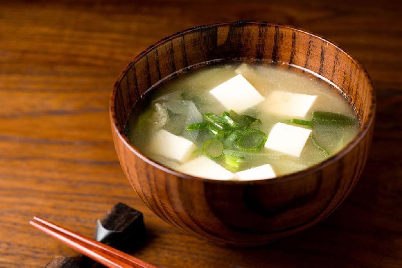 Classic miso soup with tofu