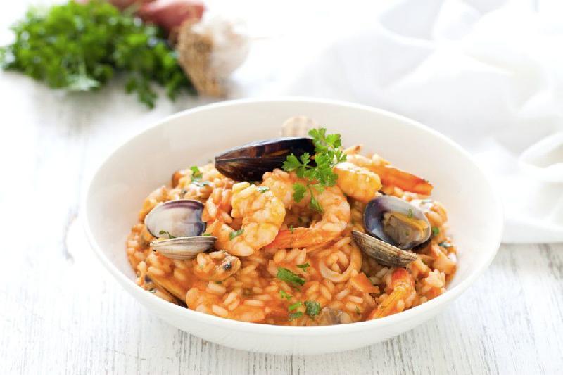 Seafood risotto