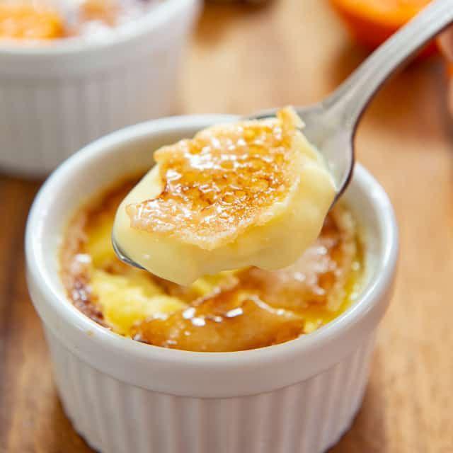 Orange cream brule