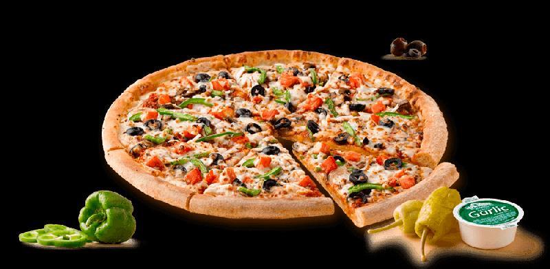 Qoyuqlu göbələkli pizza