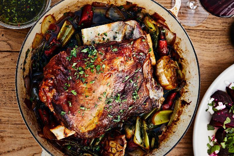 Braised lamb shoulder (GF, D) 