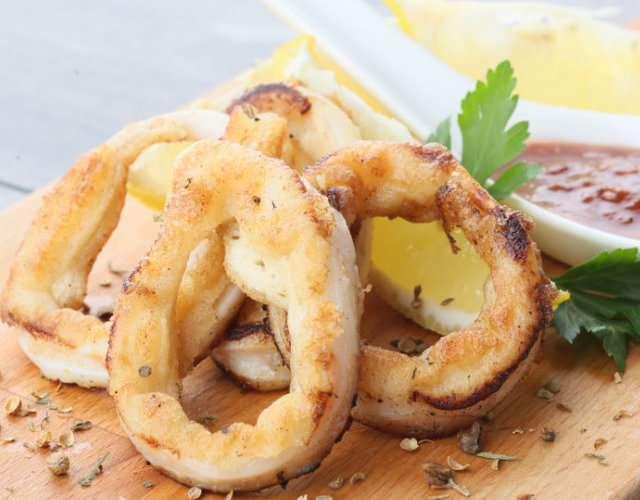 Жареные Кальмары