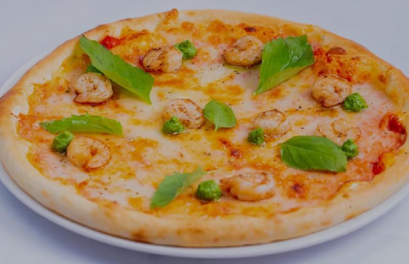 Gamberi e Pesto