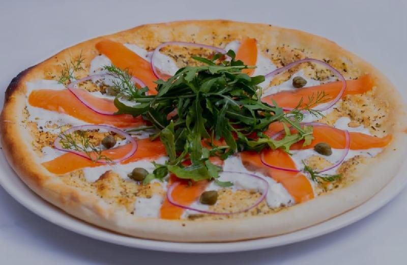 Focaccia con Salmone