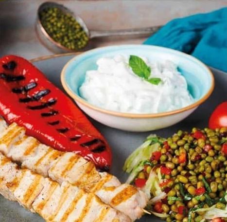 Fit Maş Lobyalı Toyuq Şiş 