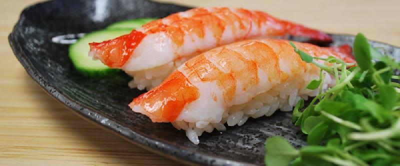 Ebi sashimi