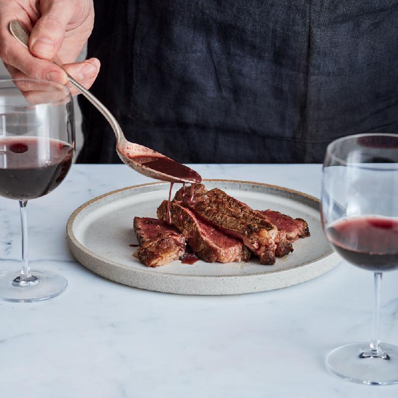 Red wine steak 