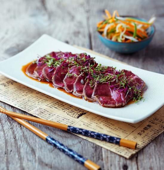 Wagyu beef tataki