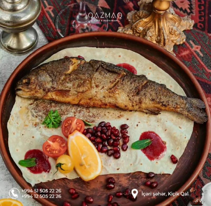 Forel balığı təndirdə