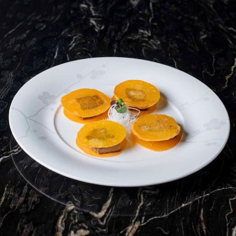 Pumpkin Chips Foie Gras