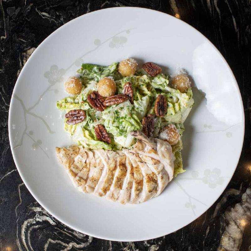 Nobu Caesar Salad Wasabi Truffle Dressing with Chicken