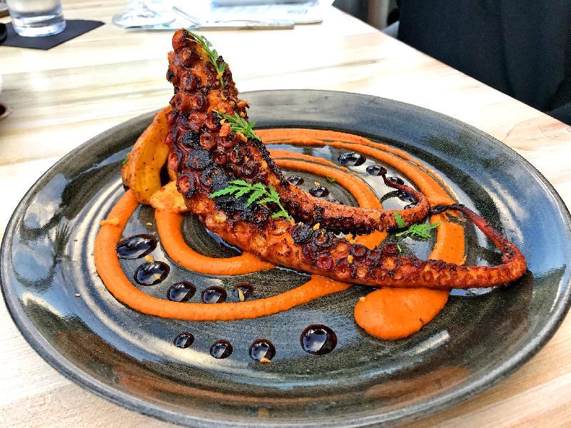 Brick Oven Roasted Octopus with Yuzu Dressing