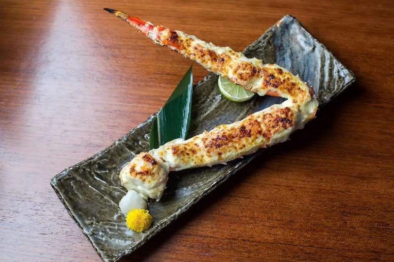 King Crab Leg Kohlrabi Salad Dry Miso