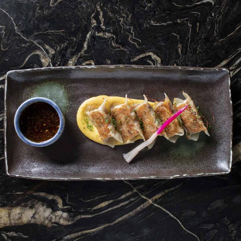 Wagyu Dumplings with Spicy Ponzu