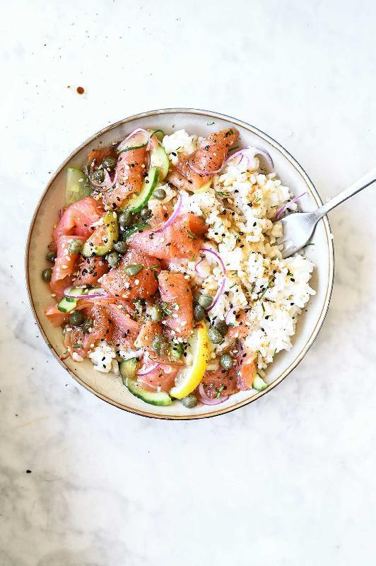 Salmon Sashimi Dry Miso & Apple