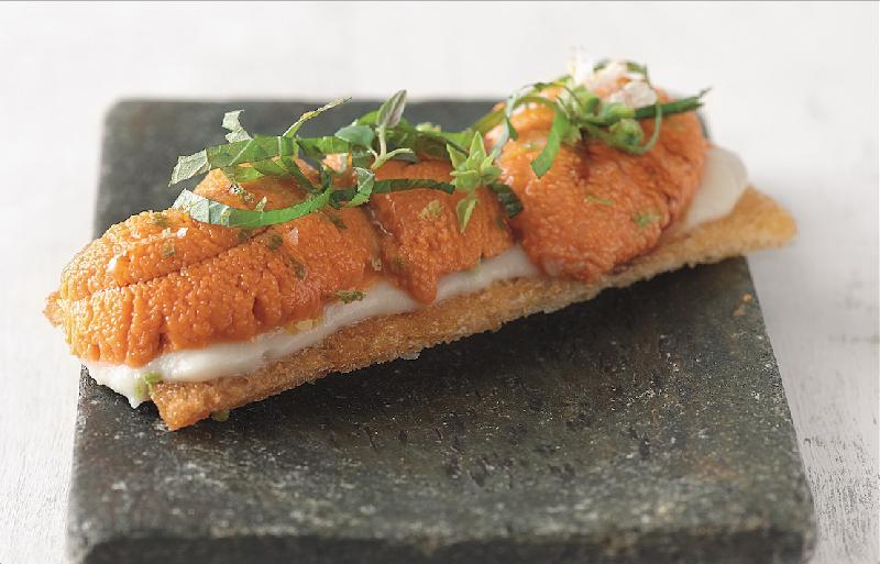 Sea Urchin with Shiso