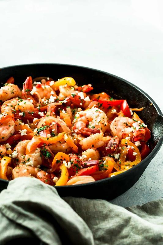 China Town Salad With Shrimp And Bell Pepper Salad