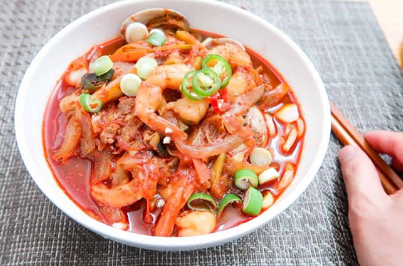 Noodle Seafood Soup