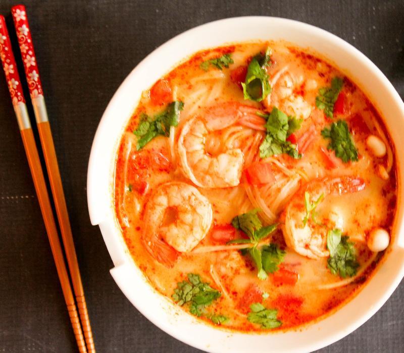 Tom Yum Seafood Soup 