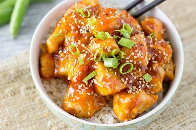 Sesame Chicken Orange Sauce