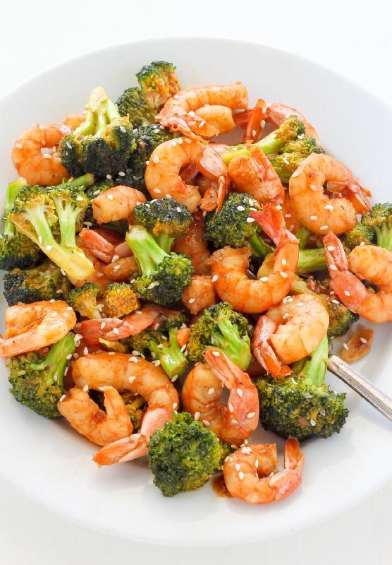 Garlic Prawn With Broccoli