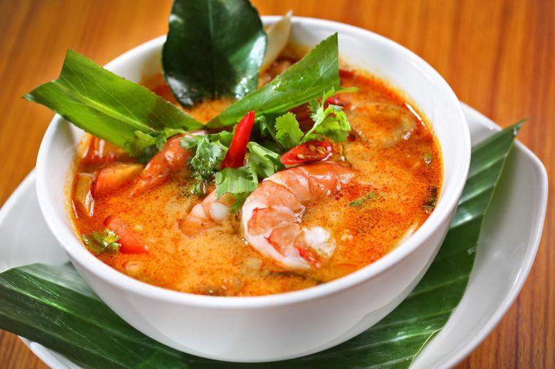 Tom Yum Seafood Soup 