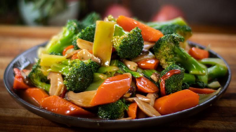 Sotted Vegetables İn Thai Sauce