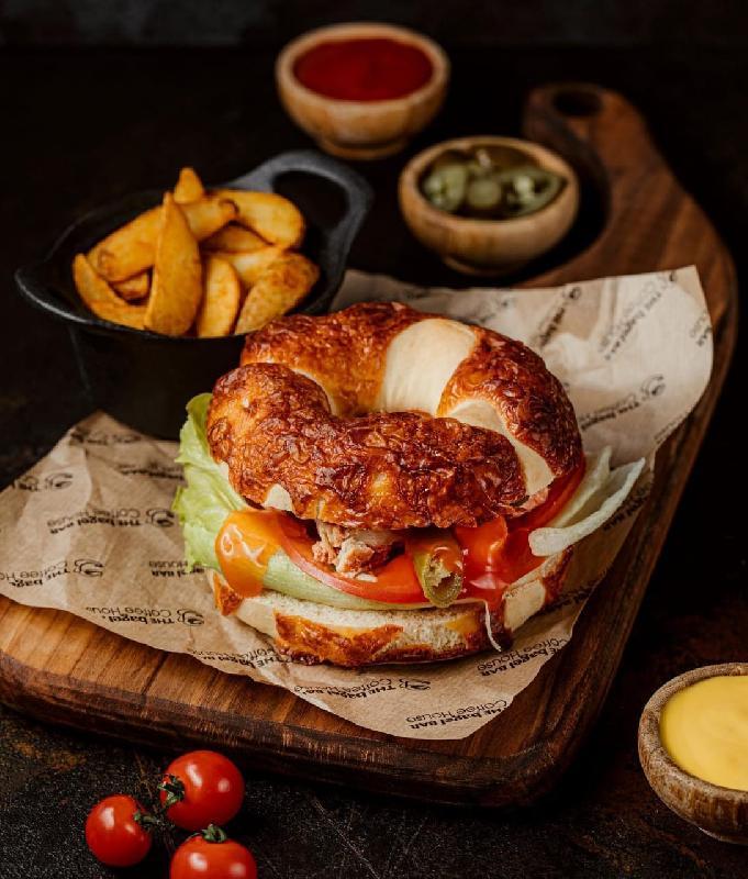 Avocado Salmon Bagel