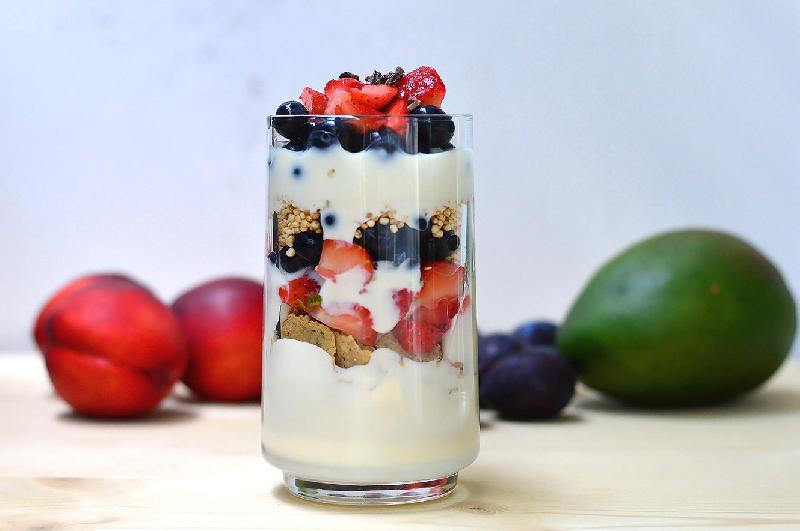 Breakfast in the glass