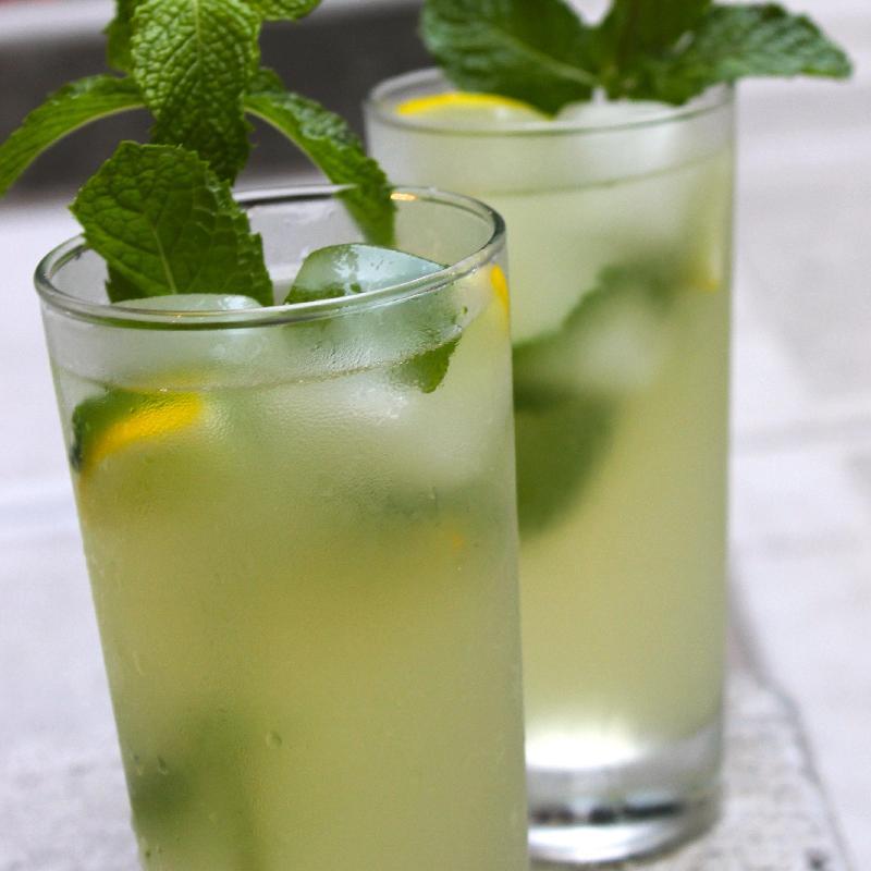 Lemon and mint