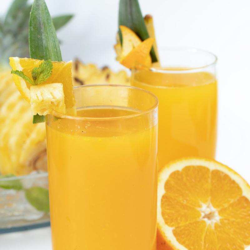 Ananas və portağal qarışıq şirə 