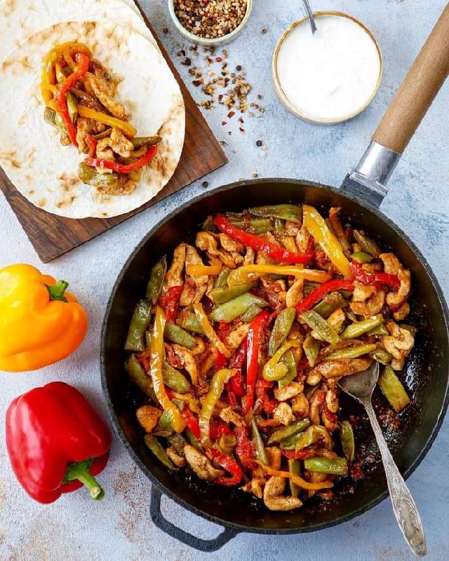 Faxitos with chicken 