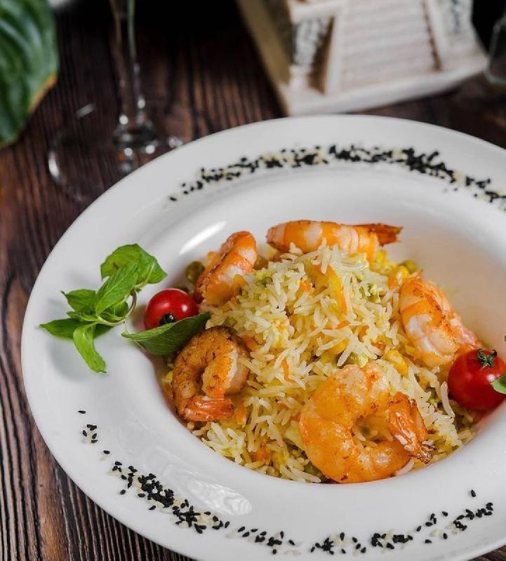 Shrimp fried rice 