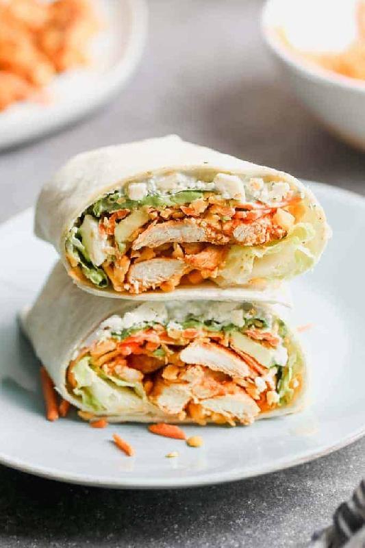 Spicy chicken wrap 