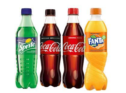 Cola,fanta,sprite,cola zero
