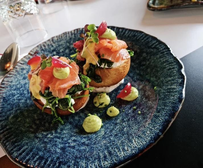 Gravlax Salmon Toast