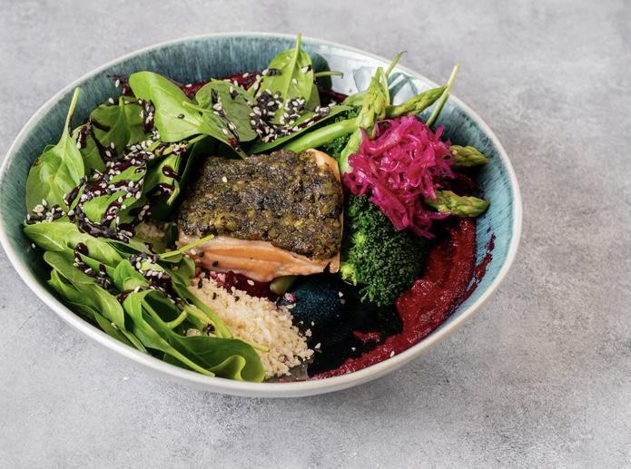 Crusted Pistachio Salmon (Wholesome)